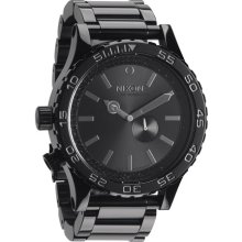 Nixon 'The 51-30' Bracelet Watch Black Crystal