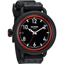 Nixon 'The October' Watch Black/ Red