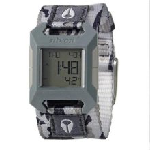 Nixon Women's 'the Fidelity' Fabric Digital Quartz Strap Watch