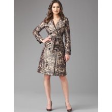 Nwtlamb Gwen Stefani Blurry Leopard Trench Coat 4