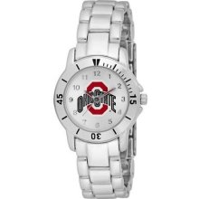 Ohio State Watch Model Fmdna503-japan Quartz Movement Silver-tone Dial