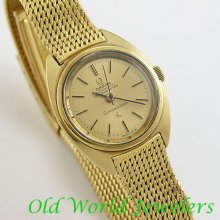 Omega 18k ladys constellation chronometer