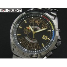 Orient Automatic Multiple Day & Date Men's Watch 100m Wr Black Url010eu