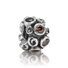 Pandora 790330BCZ Bead Brown Primrose Path