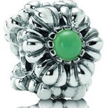 Pandora Silver Birthday Blooms May Chrysoprase 790580ch