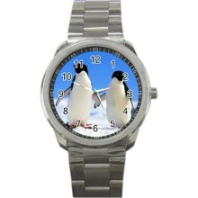 Penguin Sport Metal Mens Watches Stainless Steel Fashion Hot Gift