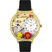 Personalized Dalmatian Unisex Watch - Black Padded