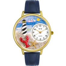 Personalized Lighthouse Unisex Watch - Gold