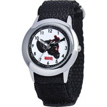 Personalized Marvel Black Strap Spiderman Watch