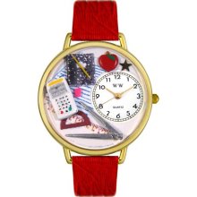 Personalized Math Teacher Unisex Watch - Gold