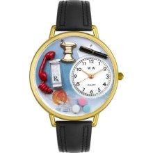 Personalized Pharmacist Unisex Watch - Black Padded