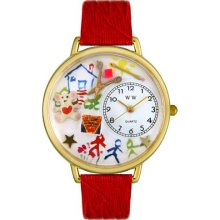 Personalized Preschool Teacher Unisex Watch - Black Padded