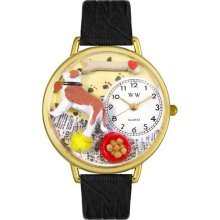 Personalized Saint Bernard Unisex Watch - Gold