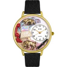 Personalized Stock Broker Unisex Watch - Gold