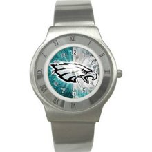 Philadelphia Eagles Unisex Ultra Slim Stainless Steel Watch 01