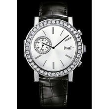 Piaget Altiplano Double Jeu 43mm White Gold Diamond Watch G0A32150