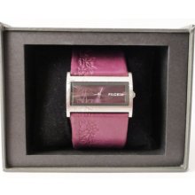 Pilgrim Wide Purple Watch