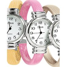 Pink Sand Cuff Magnified Watch