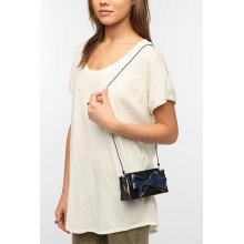 Pink Tulips Bow Crossbody Clutch: Blue One Size W_acc_bags