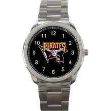 Pittsburgh Pirates Sport Metal Watch Iw362 - Stainless Steel - Gray