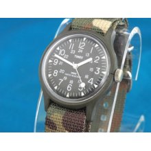 Popular Vintage Timex Mens 24 Hr Military Windup Vietnam Style Watch