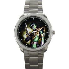 Power Rangers Green Ranger Sport Metal Steel Watch