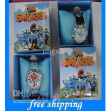 Practical Wristwatches Smurf Children Watch Cartoon Packed Beautiful