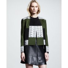 Proenza Schouler Snakeskin Patchwork Jacket