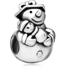 Pugster Gifts Â® Snowman Bead Fit All Brand Charm Fit All Brand Bracelet Y94