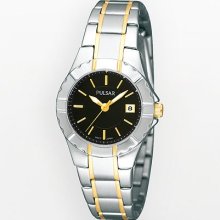 Pulsar Two Tone Stainless Steel Watch - Ph7298 - Women