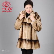 Quinquagenarian Women's Winter Fur Overcoat Autumn And Winter Long D