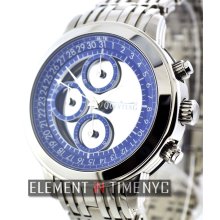 Quinting Mysterious Quinting Chronograph Blue Dial With Bracelet