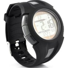 Radio Controlled Sport Watch-solar Rechargable,waterproof,stop Watch