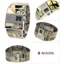 Rare Men's Nixon The Rotolog Dither Watch In Box