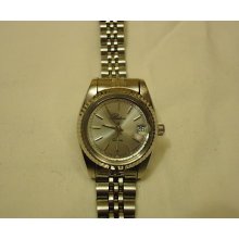 Raton Watch Analog Dress Metal Female Adult Silvers Solid