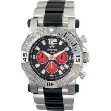 Reactor Mens Neutron Chronograph Stainless Watch - Two-tone Bracelet - Multicolor Dial - 93501