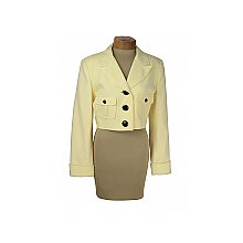 Rickie Freeman Cream Bolero Jacket