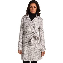 Robbi & Nikki Reptile Print Trench Women's Coat