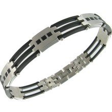 Rochet Roma Supersport Stainless Steel Black Carbon Modern Mens Bracelet