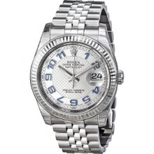 Rolex Datejust 36 Automatic Silver Dial Stainless Steel Jubilee Ladies Watch