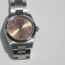 Rolex Ladies Watch Ss Oyster Perpetual Automatic 2003 Model With Paperwork