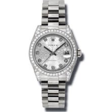 Rolex Lady White Gold President 31mm 178159sjddl