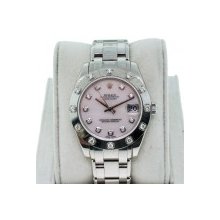 Rolex Masterpiece 81319 White Gold Mother of Pearl and Diamond Dial