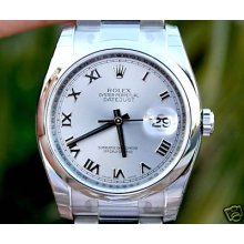 Rolex Watch Mens Datejust Stainless Steel Box Papers 116200 Year 2012 Unworn