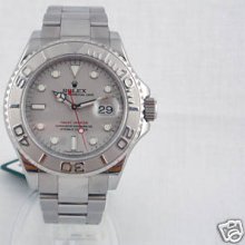 Rolex Yachtmaster Stainless & Platinum Mens Watch 16622