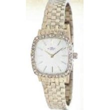 Rotary Gold Ladies Swiss Made Watch W/ Swiss Movement & Crystals