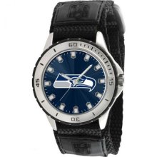 Seattle Seahawks Nfl Football Wrist Watch Velcro Strap Kid Child Boy Children