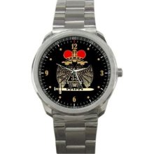 Secret Freemason Masonic Degree 33 Symbol Unisex Watch