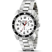 Sector Centurion Chronograph White Dial Mens Watch 3273603145