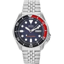 Seiko Automatic Dive Watch with Stainless Steel Bracelet #SKX009K2